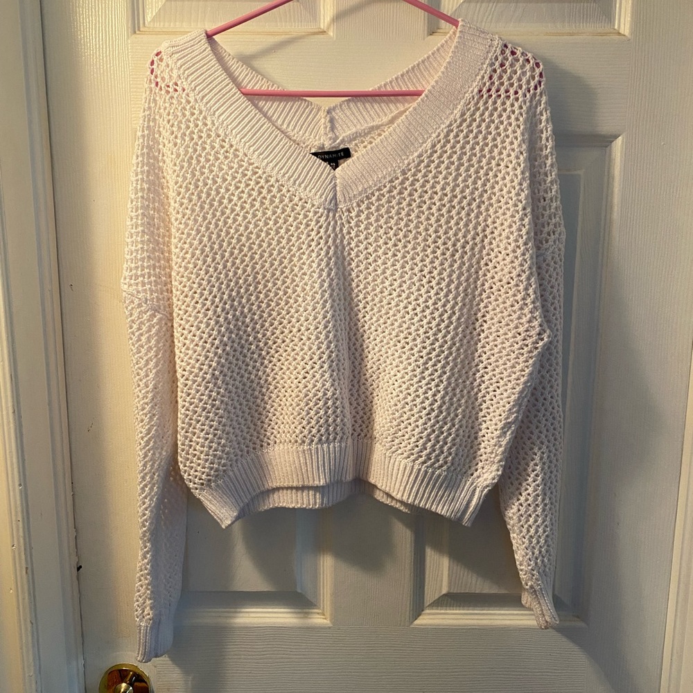 White Dynamite Sweater